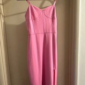 Open Edit Pink Corset Dress